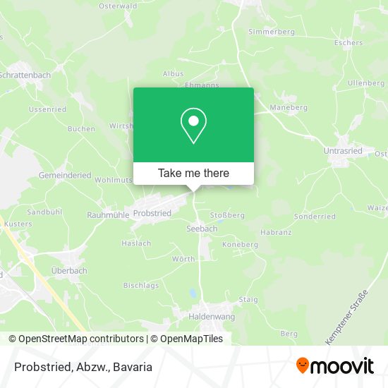 Карта Probstried, Abzw.