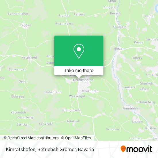 Kimratshofen, Betriebsh.Gromer map