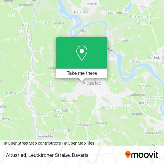 Altusried, Leutkircher Straße map