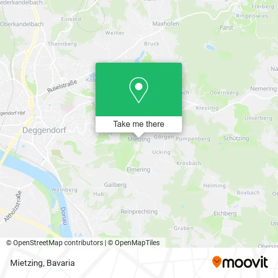 Карта Mietzing