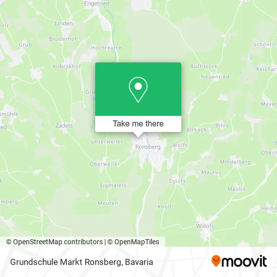 Карта Grundschule Markt Ronsberg