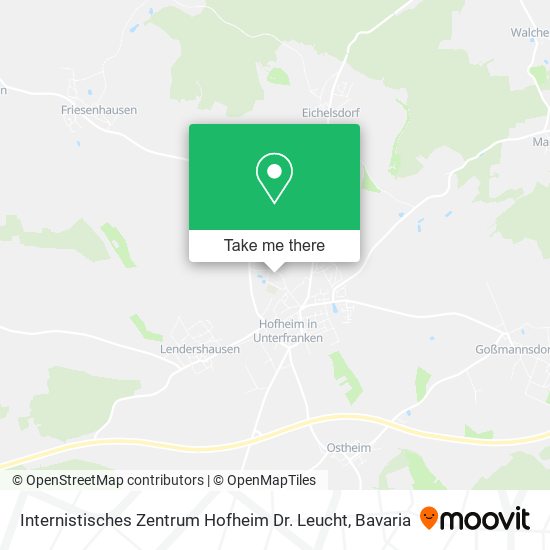Internistisches Zentrum Hofheim Dr. Leucht map