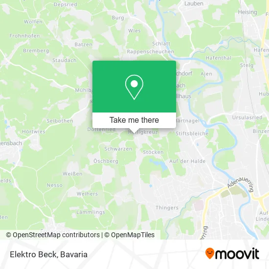 Карта Elektro Beck