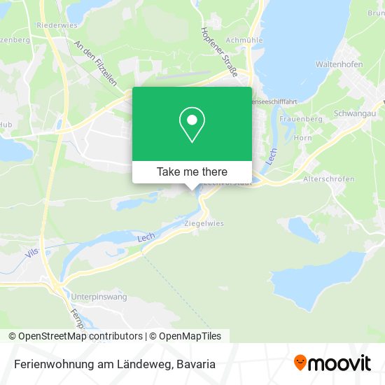 Ferienwohnung am Ländeweg map