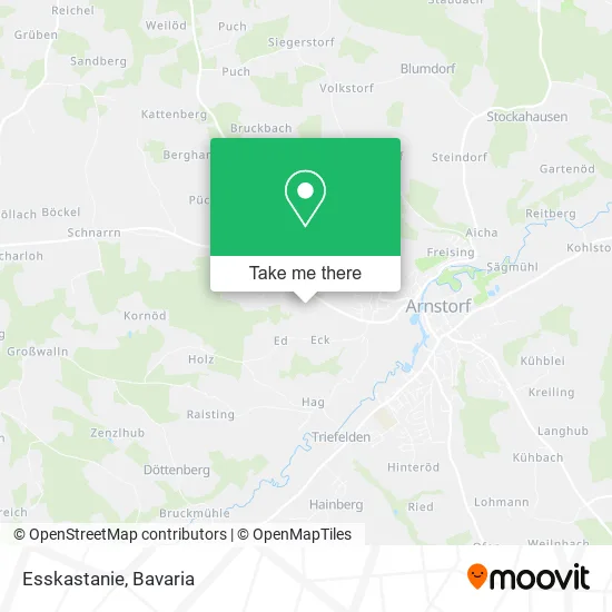 Карта Esskastanie