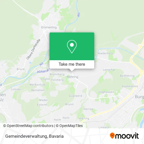 Карта Gemeindeverwaltung