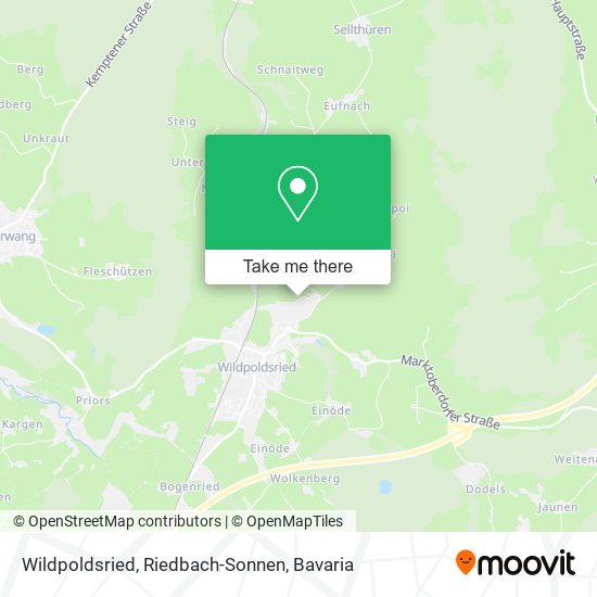 Wildpoldsried, Riedbach-Sonnen map