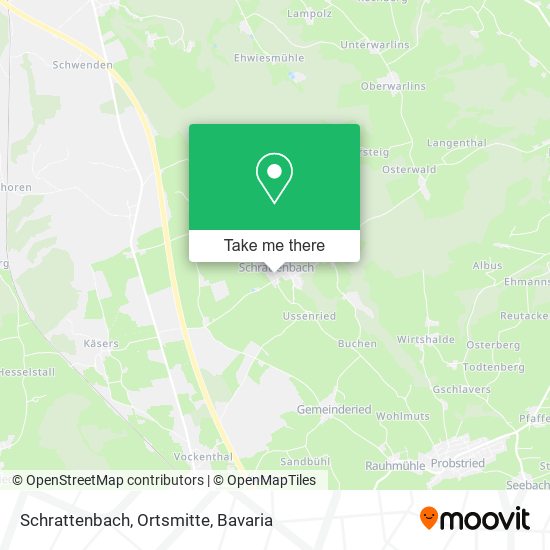 Карта Schrattenbach, Ortsmitte