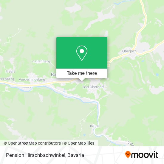 Pension Hirschbachwinkel map