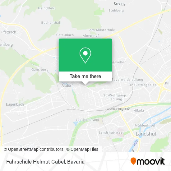 Карта Fahrschule Helmut Gabel