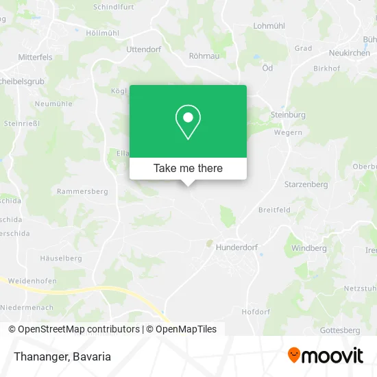 Карта Thananger