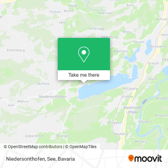 Карта Niedersonthofen, See