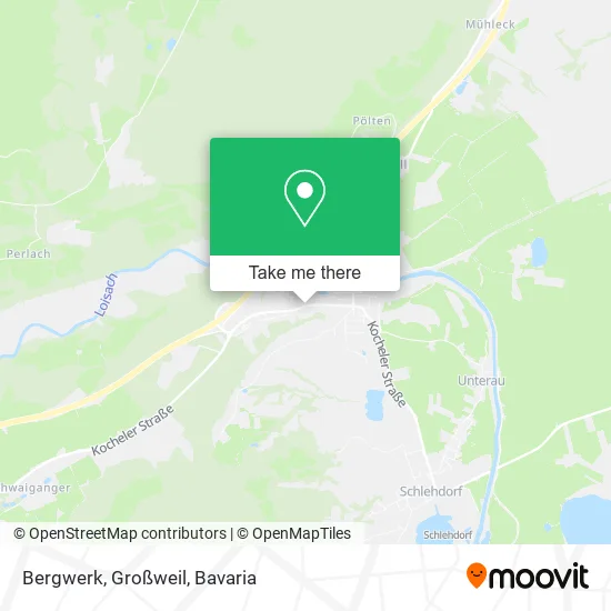 Карта Bergwerk, Großweil