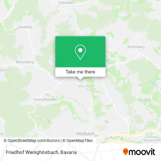 Карта Friedhof Wenighösbach