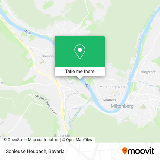 Карта Schleuse Heubach