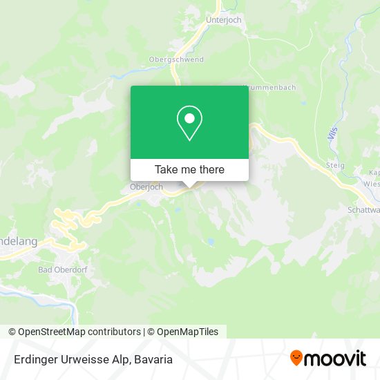 Карта Erdinger Urweisse Alp