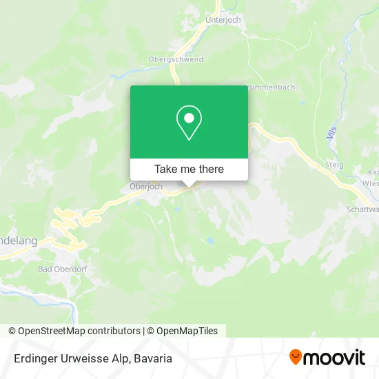 Карта Erdinger Urweisse Alp