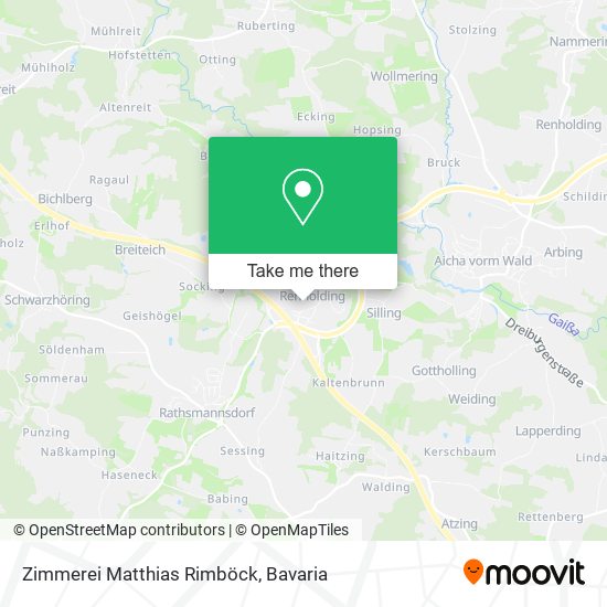 Zimmerei Matthias Rimböck map
