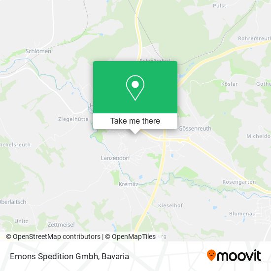 Emons Spedition Gmbh map