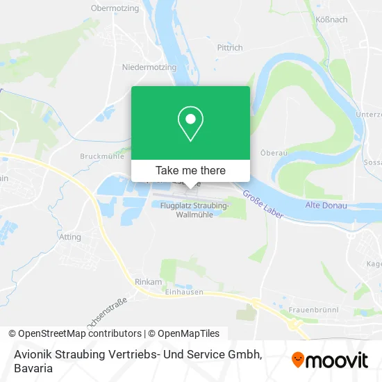 Карта Avionik Straubing Vertriebs- Und Service Gmbh