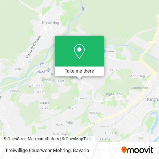 Карта Freiwillige Feuerwehr Mehring