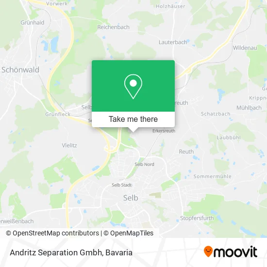 Карта Andritz Separation Gmbh