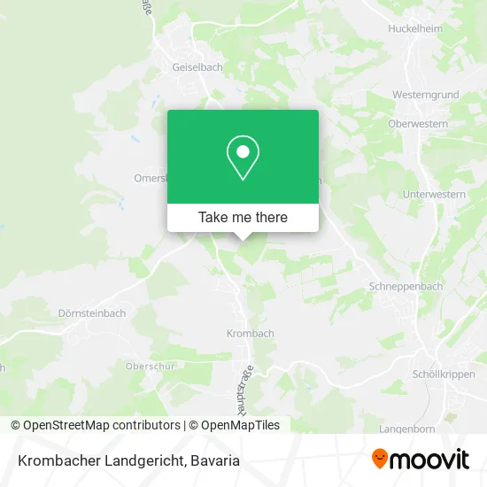 Карта Krombacher Landgericht
