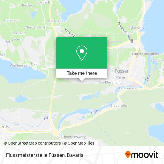 Flussmeisterstelle Füssen map