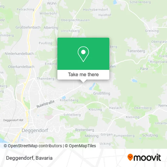 Карта Deggendorf
