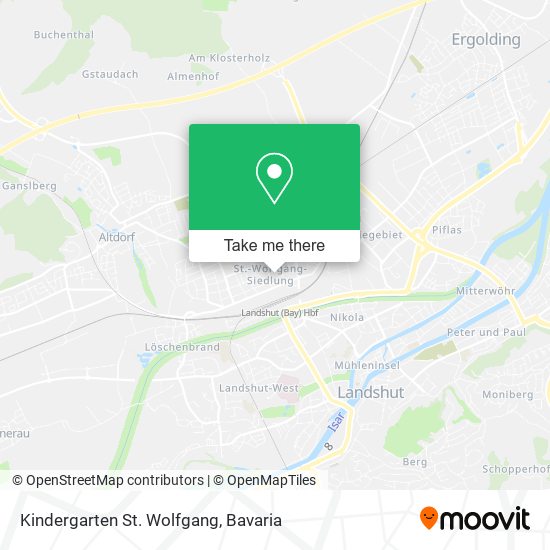 Kindergarten St. Wolfgang map