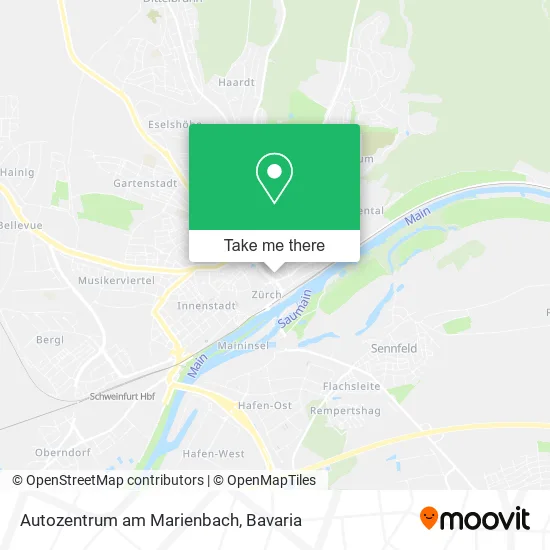 Карта Autozentrum am Marienbach