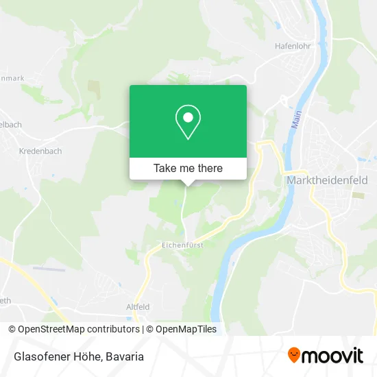 Карта Glasofener Höhe