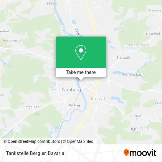 Карта Tankstelle Bergler