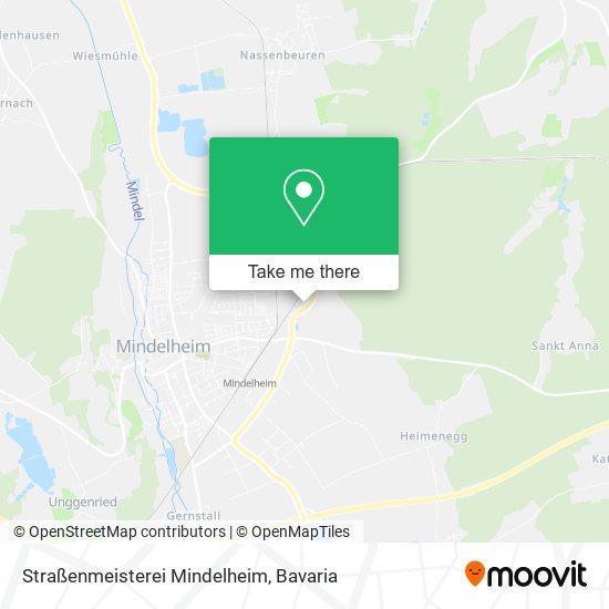 Straßenmeisterei Mindelheim map