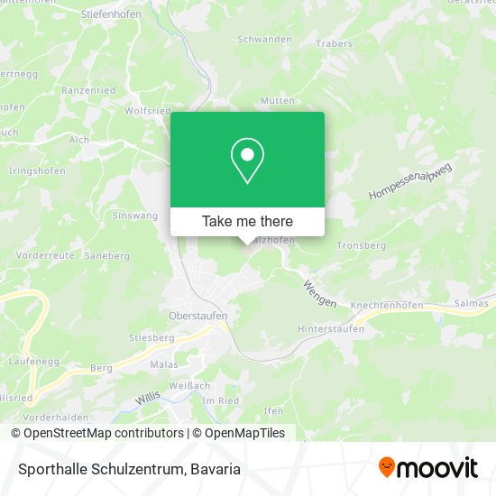 Sporthalle Schulzentrum map