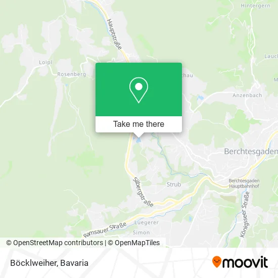 Карта Böcklweiher