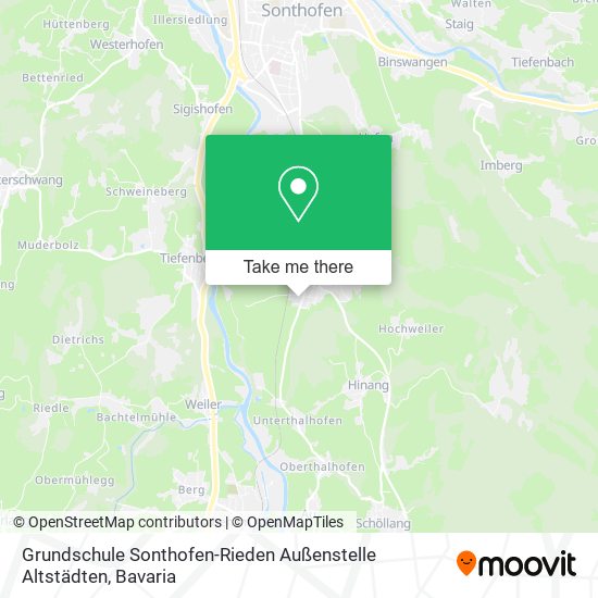 Grundschule Sonthofen-Rieden Außenstelle Altstädten map