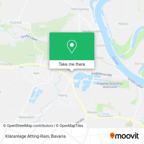Карта Kläranlage Atting-Rain