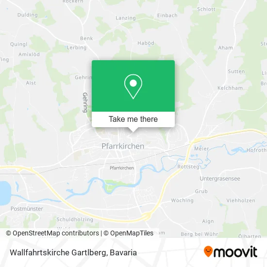 Wallfahrtskirche Gartlberg map