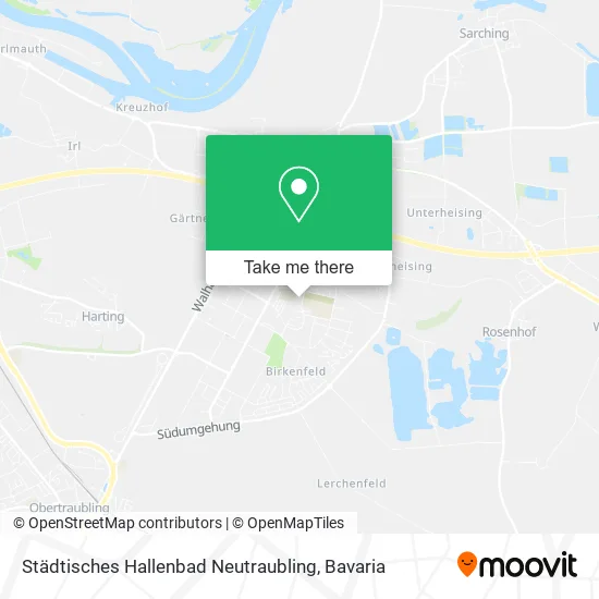 Карта Städtisches Hallenbad Neutraubling