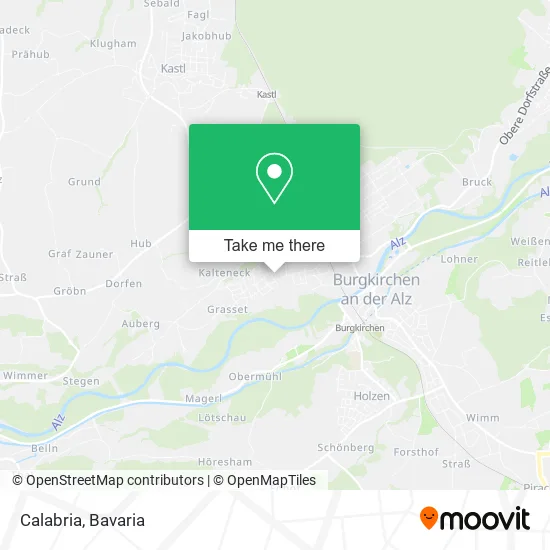 Calabria map