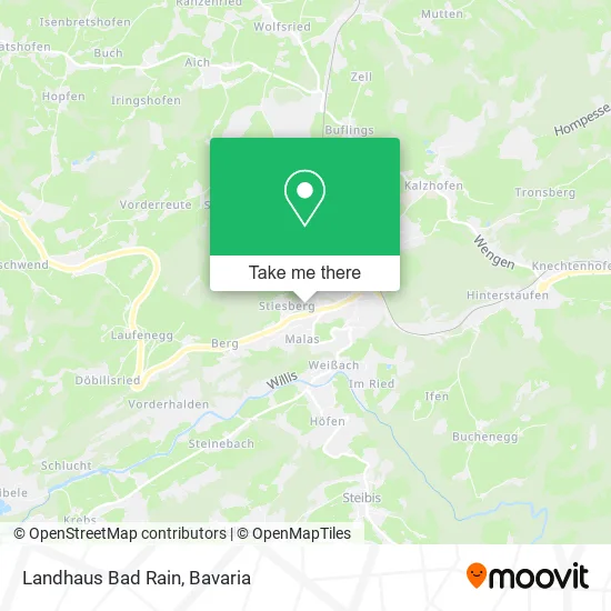 Карта Landhaus Bad Rain