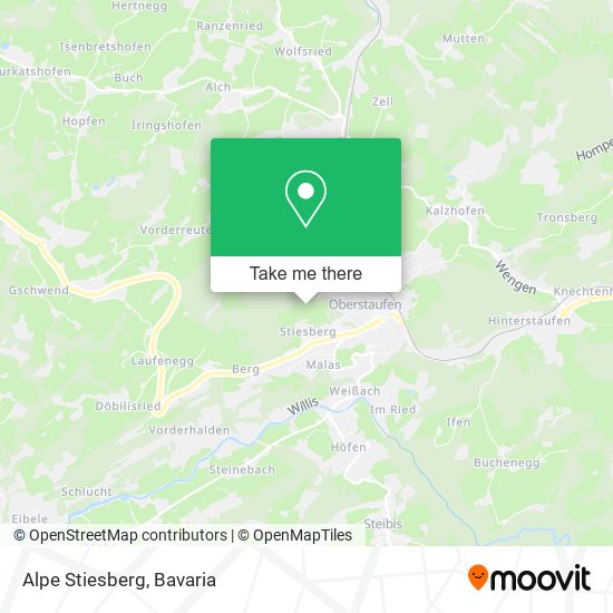 Alpe Stiesberg map