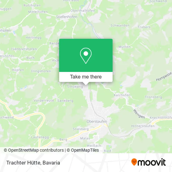 Карта Trachter Hütte