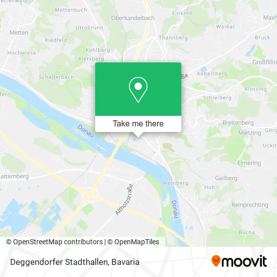Карта Deggendorfer Stadthallen