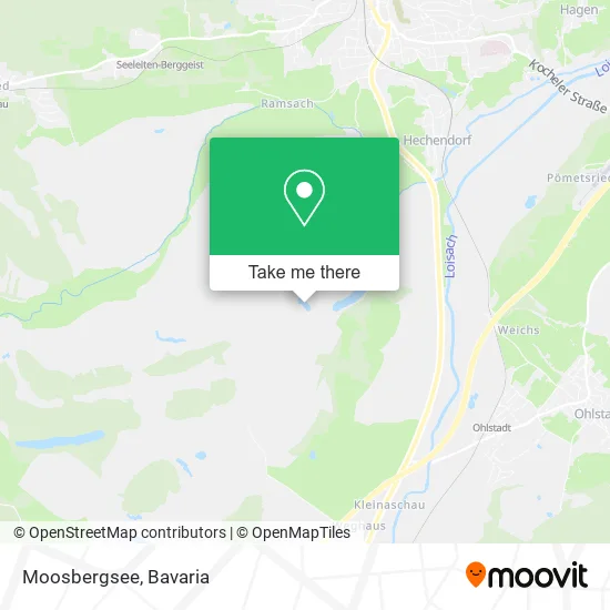 Карта Moosbergsee