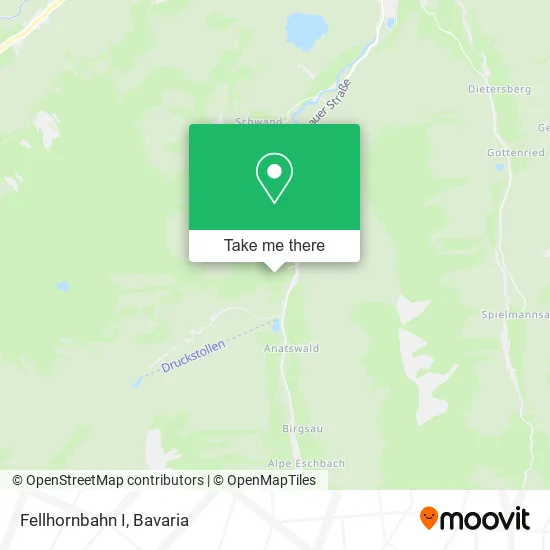 Карта Fellhornbahn I