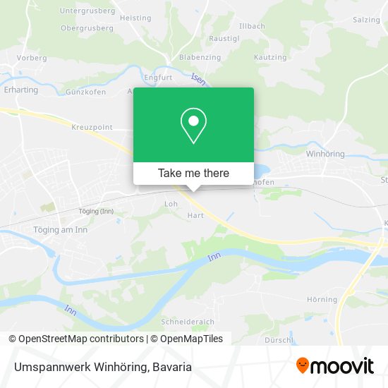 Umspannwerk Winhöring map