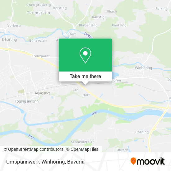 Карта Umspannwerk Winhöring