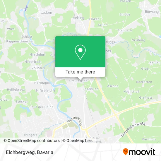 Карта Eichbergweg